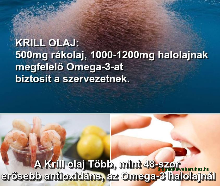 KRILL OLAJ - Biocom 4you - RÁK OLAJ KAPSZULA