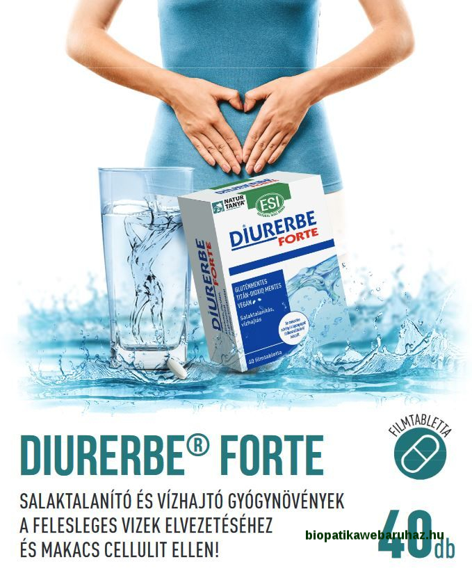 Diurerbe Forte tabletta - vízhajtó