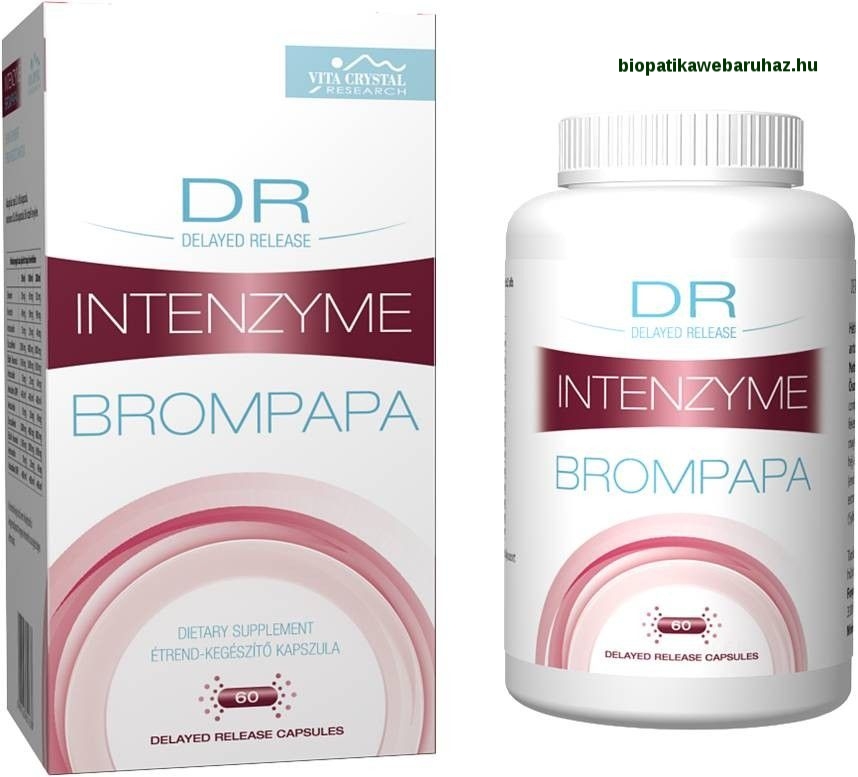 Brompapa Intenzyme DR kapszula, emésztőenzim