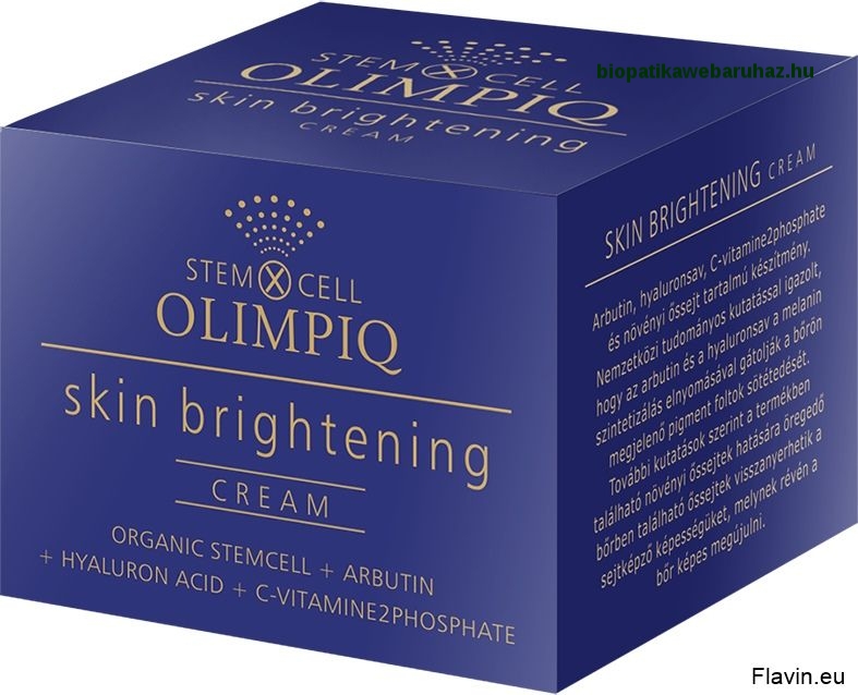 Csézy - Olimpiq StemXCell cream - Skin Brightening - Arbutin + Hyaluronic Acid + C-Vitamin-2-Phosphate
