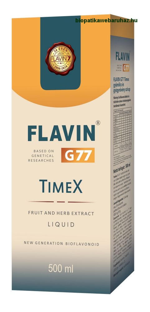 Flavin G77 TimeX szirup 500ml
