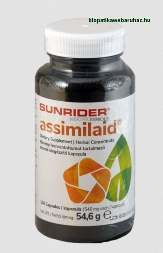 Sunrider Assimilaid kapszula – Az emésztőrendszer erősítője