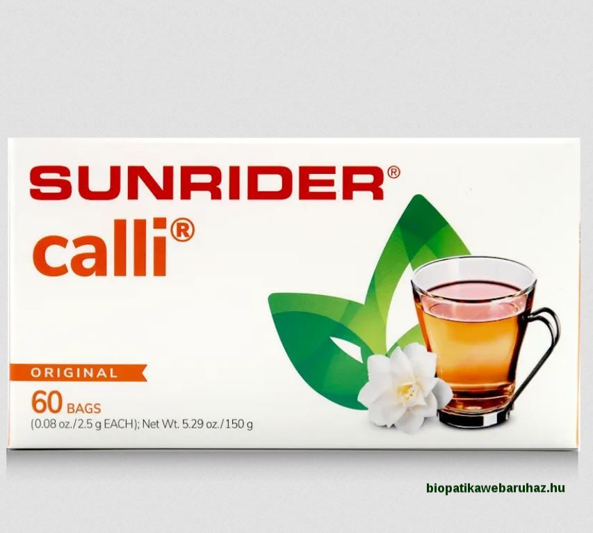 Sunrider Calli – Sejttisztító tea - 60db