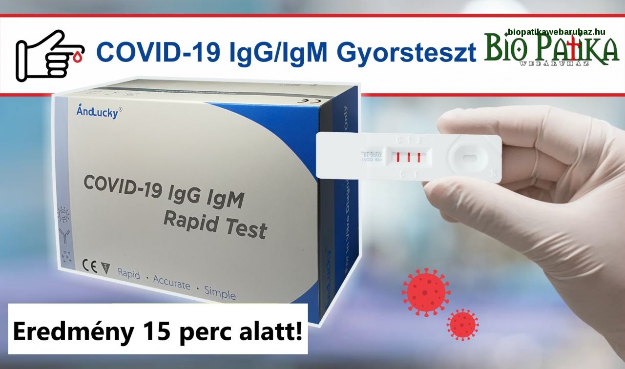 COVID-19 IgG/IgM Rapid kornavírus teszt 1 db