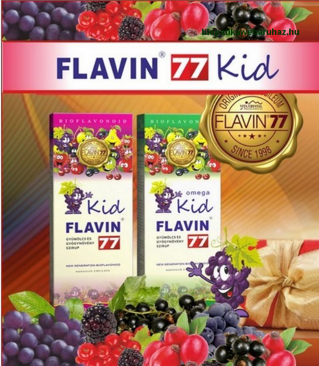 Flavin77 Omega Kid szirup - gyerekeknek