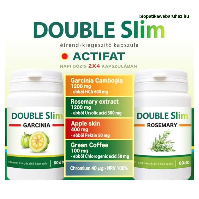 Double Slim ActiFa - fogyni könnyű 2x60db