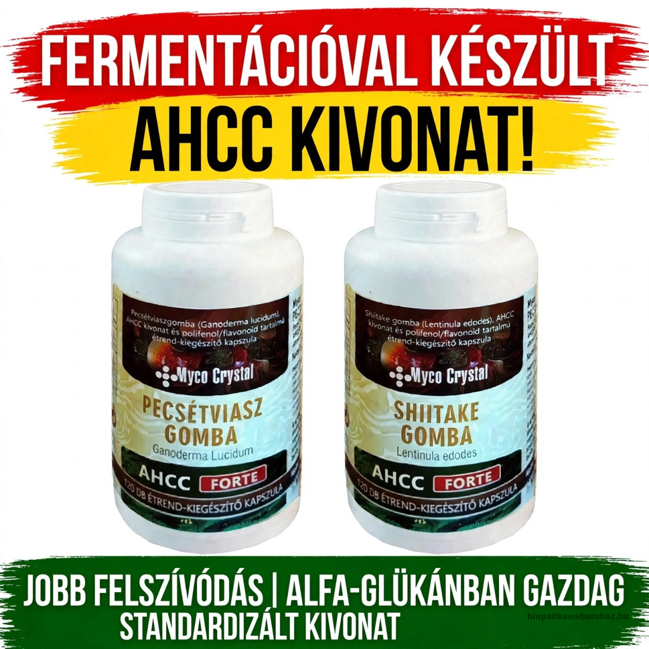 AHCC Forte Pecsétviaszgomba kapszula - Ganoderma Forte
