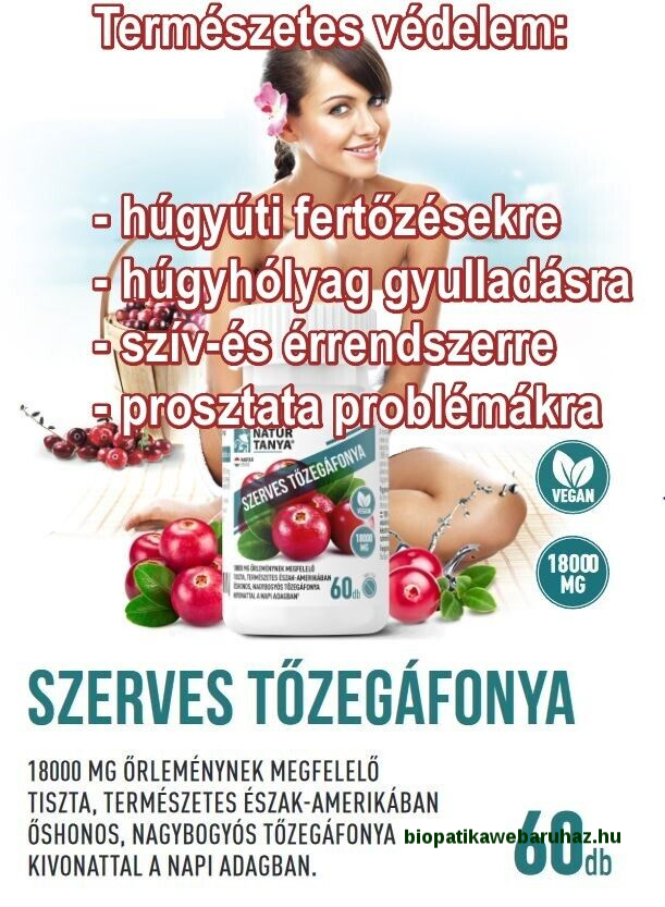  Szerves Tőzegáfonya Forte