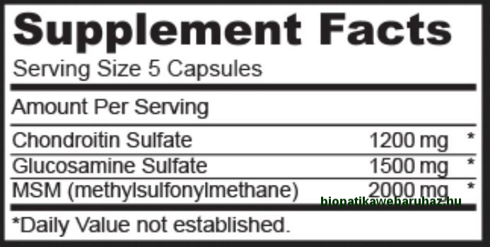 Biocom Gluco Plus with MSM - csont, ízület, izom 200 db