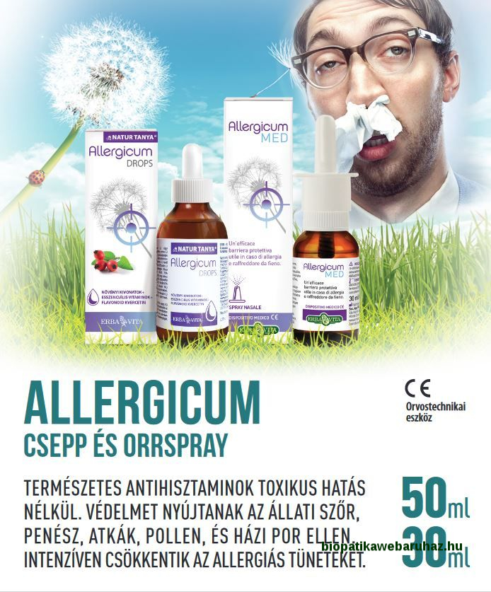 Allergia cseppek és spray