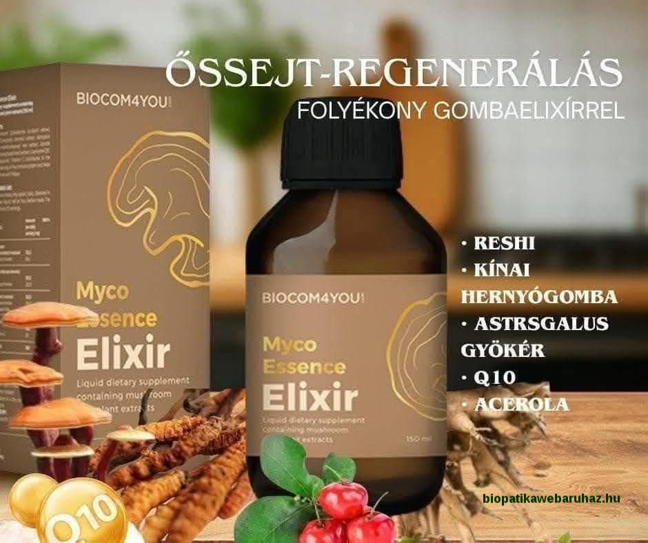 MycoEssence Elixír - gombakivonat MycoEssence Elixír - gombakivonat