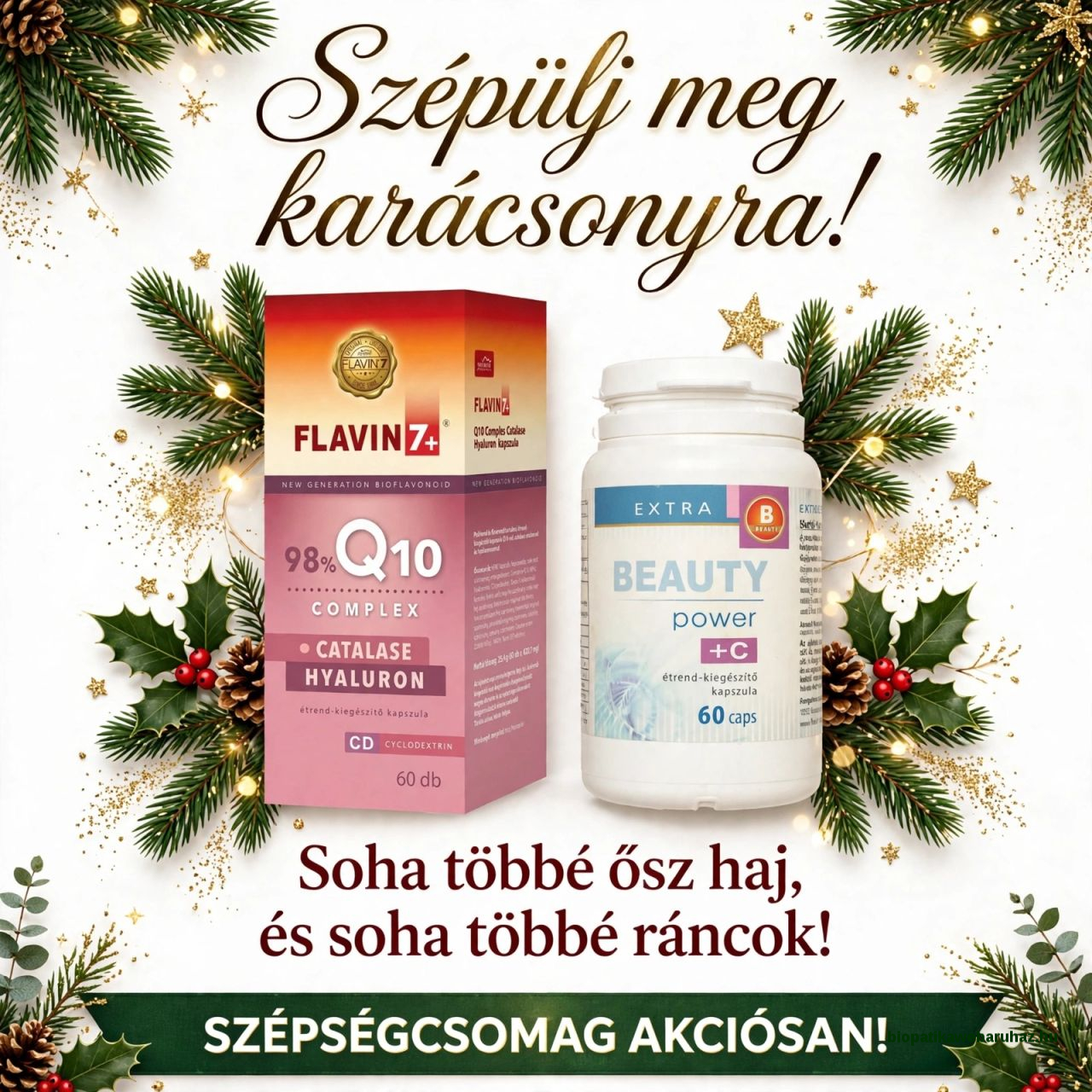 Szépségcsomag, ősz haj és ráncok ellen